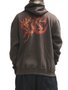 Moletom Masculino Plano C Flames - Marrom