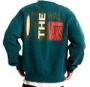Moletom Masculino Vans Stretch Crackle Crew - Verde Escuro