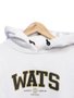 Moletom Masculino Wats Colegial - Branco