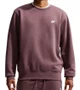 Moletom Nike Club bb Crew Neck - Marrom