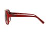 Óculos Evoke Unissex EVK 04 H01 Vermelho CINZA Degradê Lente Cinza Degradê