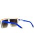 Óculos Evoke Futurah BD08 Brown Gradient Lenses - White/Blue/Orange