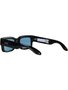 Óculos Evoke Lodown A05 Blue Gradient Lenses - Black Shine