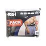 Pack Com 3 Cuecas High Boxer - Preto