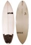 Prancha de Surf 5.10  Usada com Deck Soulfins  19.1/14 X 1. 3/8 X 28 litros - Branco