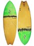 Prancha de Surf Coy 5.5 - Verde/Amarelo
