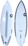 Prancha de Surfboard Pro Ilha Pro Rider Carbon 5'11 - Preto/Branco
