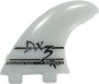 Quilha para Prancha de Surf Expans Dx3 Double Foil - Branco