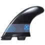 Quilha para Prancha de Surf Expans H20 5 Composite Line - Preto/Azul