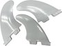 Quilha para Prancha de Surf Banana Wax FCS - Branco