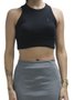 Regata Feminina Volcom Basic Stone - Preto