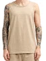 Regata masculina Big Diamond Classic Estampada - Khaki 