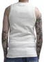 Regata Masculina Canelada Plano C Tank Top Estampada - Off White