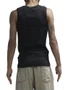 Regata Masculina Canelada Plano C Tank Top - Preto