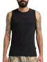 Regata Masculina Canelada Plano C Tank Top - Preto