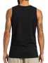 Regata Masculina Canelada Plano C Tank Top - Preto