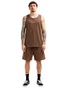 Regata Masculina Diamond Classic Estampada - Marrom