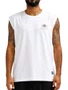 Regata Masculina Grizzly Tallest Pine Estampada - Branco
