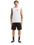 Regata Masculina RC Script Muscle Signature Estampada - Branco