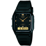 Relógio Casio Standard Anad - Preto/Dourado