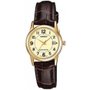 Relogio Casio Vintage Analogico LTP-V002GL-9BUDF - Marrom/Dourado
