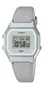 Relógio Casio Vintage LA680WEL-8DF - Prata/Branco