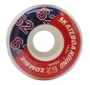 Roda 62 Zombie Modelo 005 53MM 102A - Vermelho/Azul