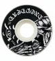 Roda Drop Dead SHR Style 56MM 104A - Branco/Preto