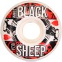 Roda para Skateboard Blacksheep Sheep S2 55mm 102A - Preto/Vermelho