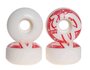 Roda para Skateboard Concentrate OJ 101A 54mm - Branco/Vermelho