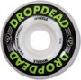 Roda para Skateboard Dropdead Killer 53mm 101A - Branco/Verde