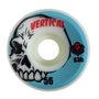 Roda Skateboard Vertical Skull 56mm com 83b Dureza - Azul