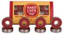Rolamento Skate Hard Luck Roll hard Performance Skateboard Bearings - Red