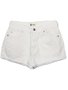Shorts Feminino Roxy Jeans Authentic Summer - Branco
