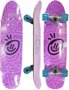 Skate Montado Cruiser Maple Be Happy 30 x 8 -Roxo/Marinho