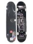 Skate Montado Drop Sista Iniciante Skull Logo - Preto