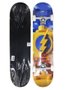 Skate Montado Hondar Iniciante Flash - Amarelo/Azul