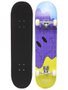 Skate Montado Iniciante Fam Smile - Roxo/Branco