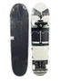 Skate Montado Jahera Abstract Iniciante 8.0 - Branco/Preto