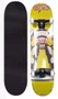 Skate Pré Montado Iniciante Anti Action Robo - Amarelo