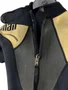 Sleeve Shorts John Semi-Novo Mormaii Extra Line 2mm - Black Golden