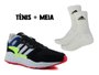 Kit Tênis Adidas + Meia Adidas cor branco