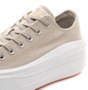 Tênis Feminino Converse Chuck Taylor All Star Move - Bege Claro