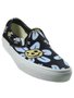 Tênis Feminino Vans Classic Slip On Trippy Floral Black/Yellow