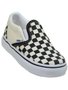 Tênis Infantil Vans Classic Slip-On - Checkerboard/Black White