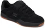 Tênis Masculino DC Men's Central Casual Low Top Skate Shoe Sneaker - Black Black/Gum