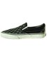 Tênis Masculino Vans Classic Slip On - Black/Pewter Checkerboard