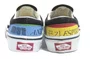 Tênis Masculino Vans Classic Slip-on (Vans Spirit) - Multi/TR WHT