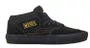 Tênis Masculino Vans Half Cab Skate - Black/Mustard