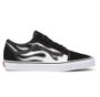 Tênis Masculino Vans Old Skool Reflective Flame - Black